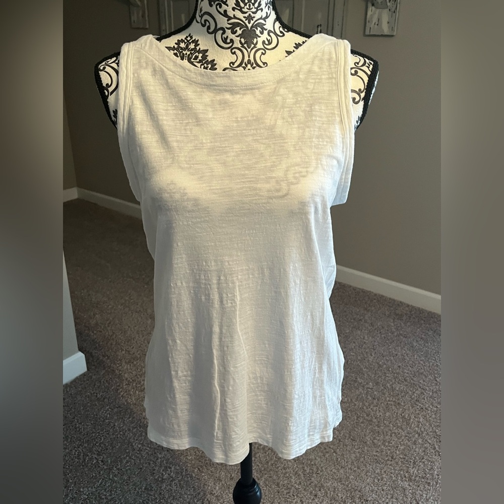 Banana Republic White Tank Top